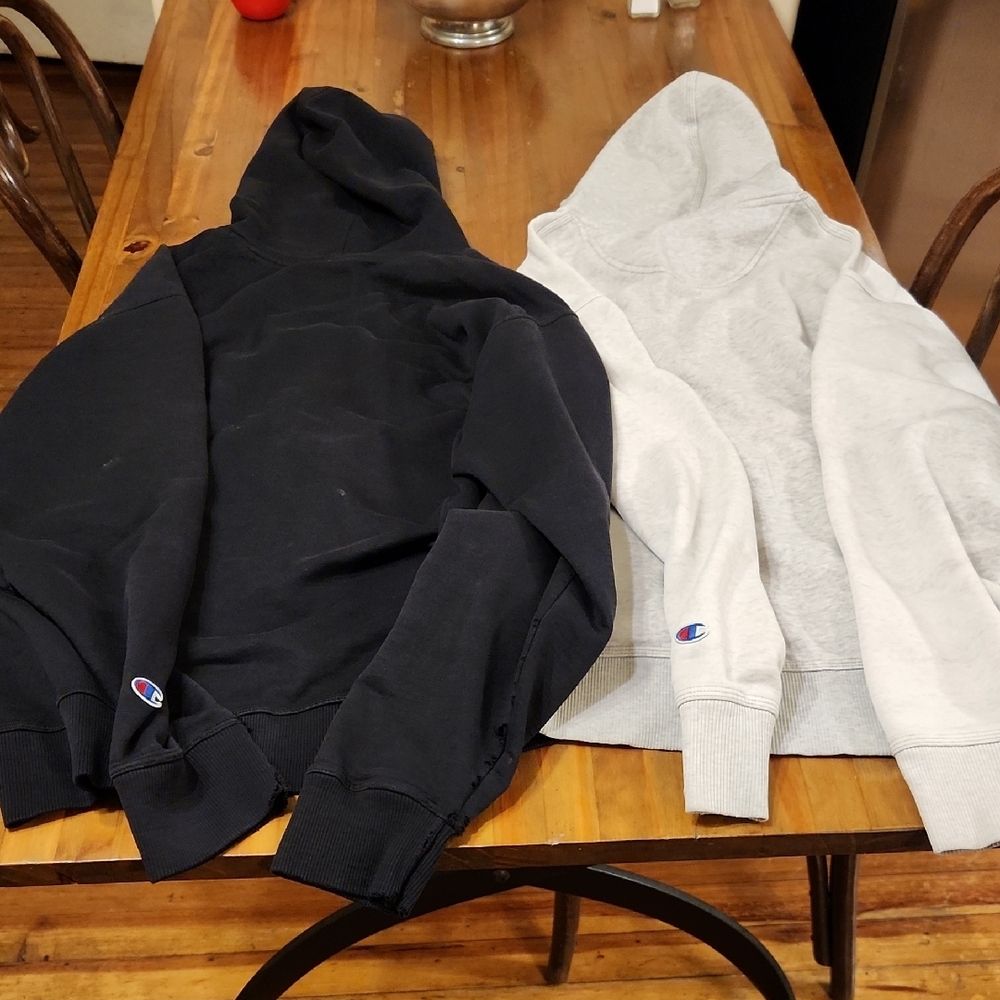 Comfy, Worn-In Champion Hoodies (Lot Of 2)